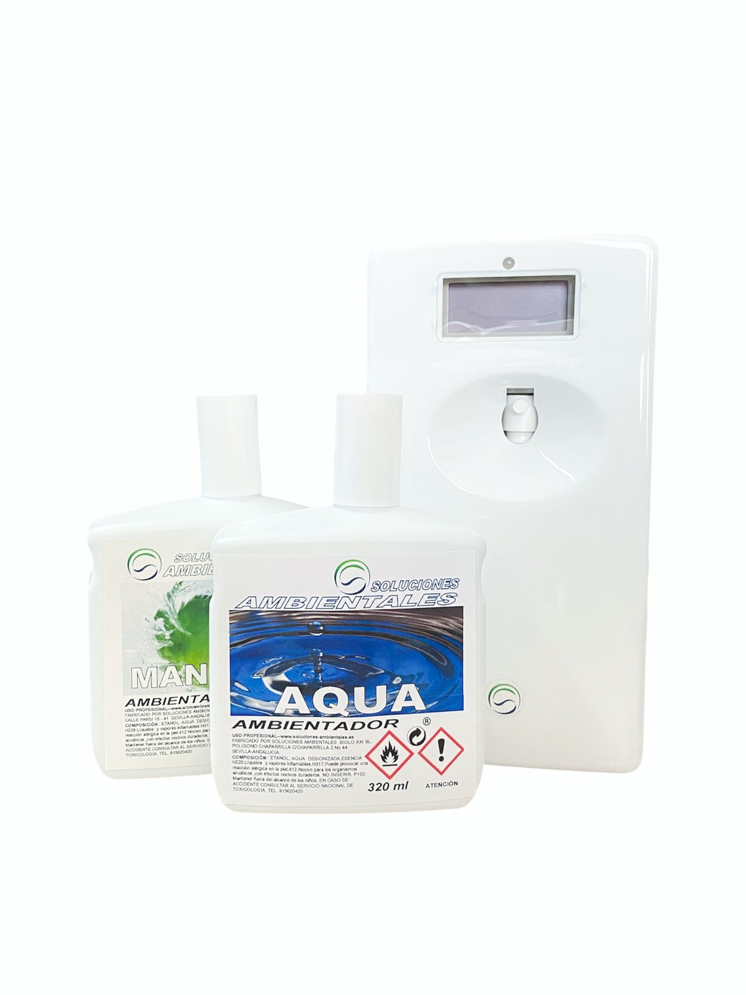 Máquina ambientadora digital + 2 Fragancias