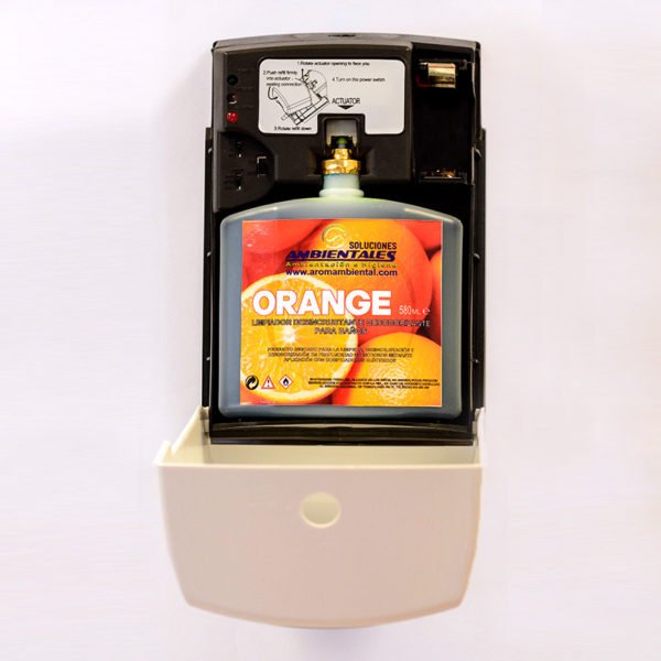 maquina bacteriostatica naranja Soluciones Ambientales